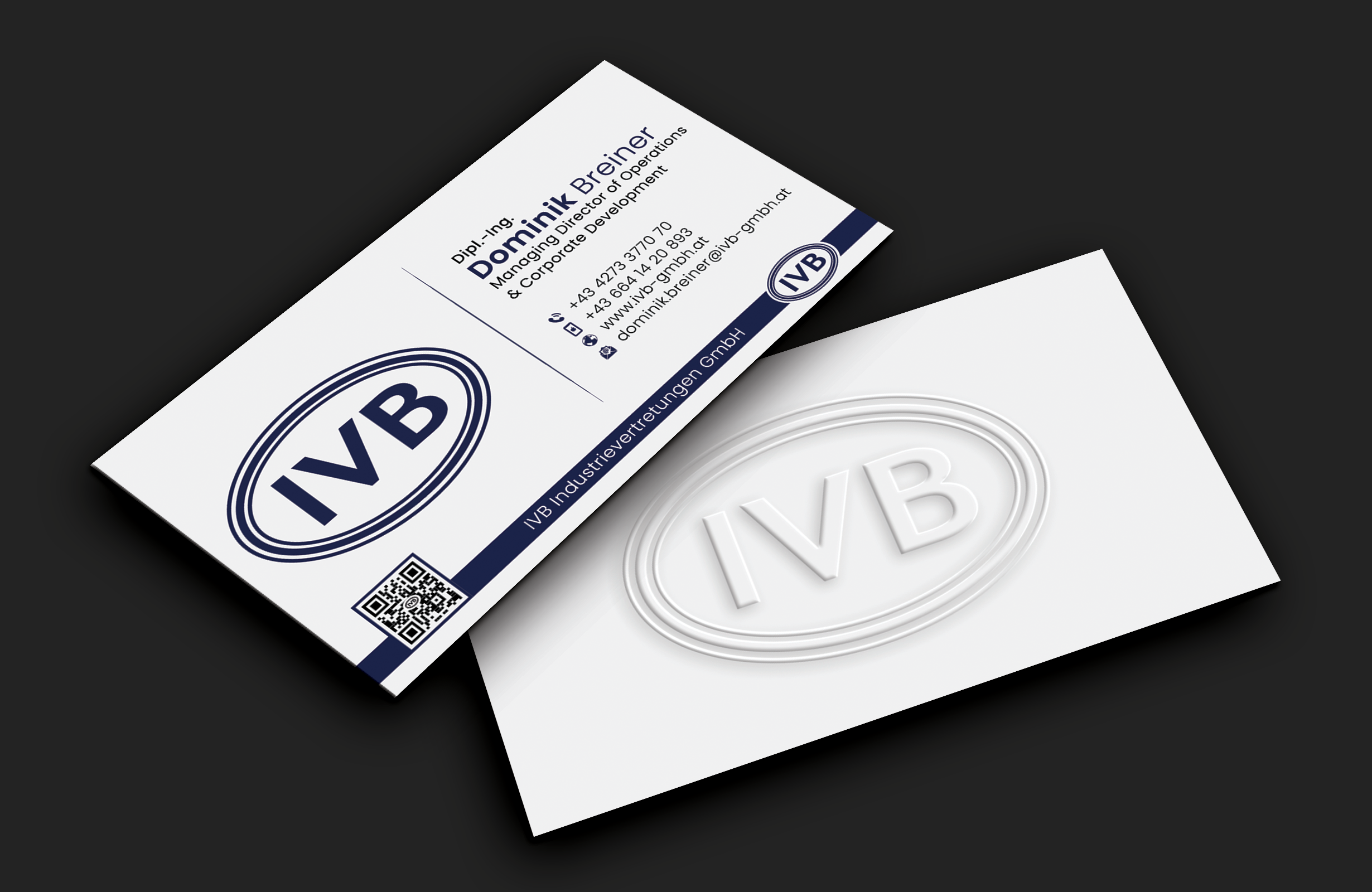 Business Card Design by DesignerShahadat for IVB Industrievertretungen GmbH | Design #34257446