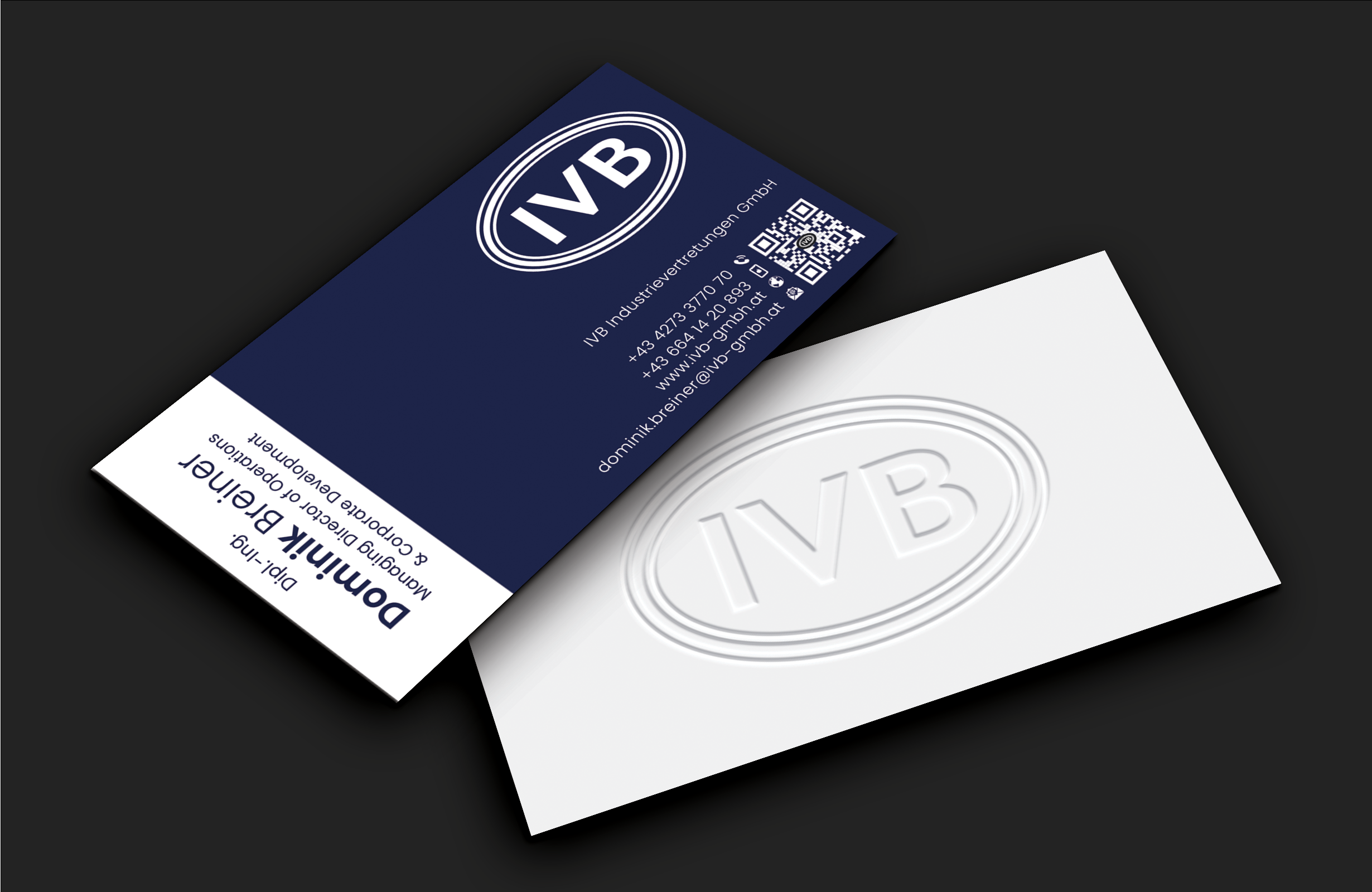 Business Card Design by DesignerShahadat for IVB Industrievertretungen GmbH | Design #34262451