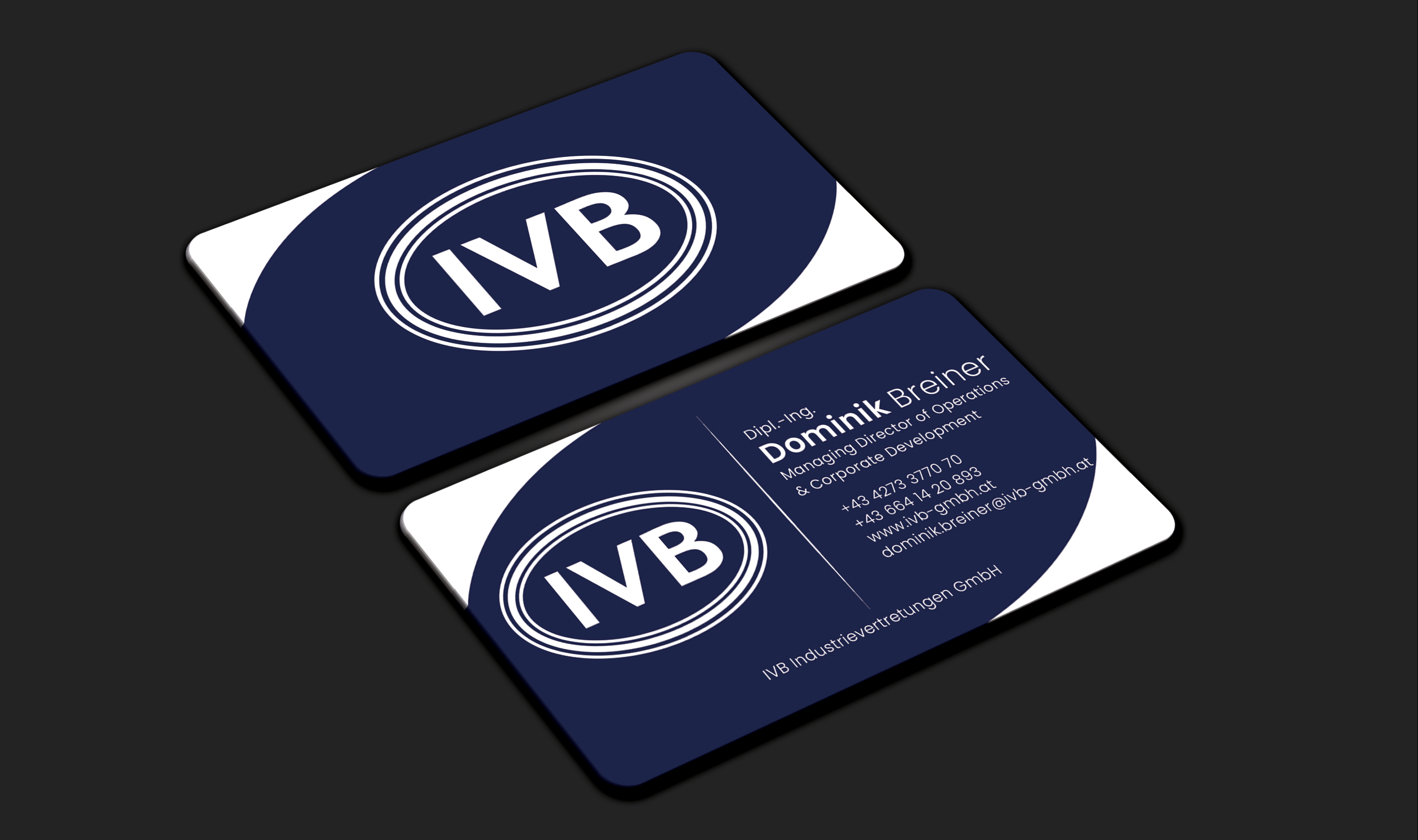 Business Card Design by DesignerShahadat for IVB Industrievertretungen GmbH | Design #34262453