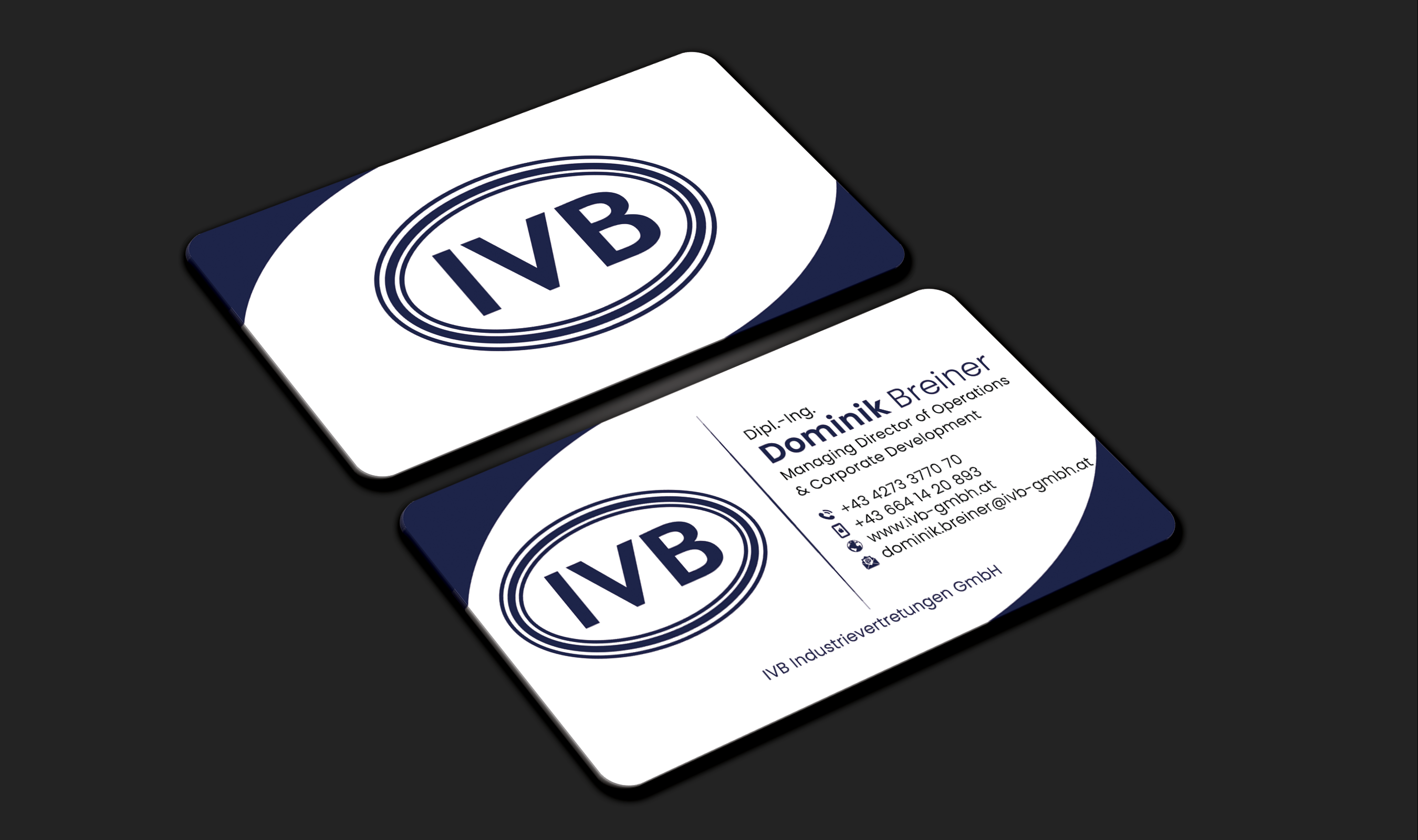Business Card Design by DesignerShahadat for IVB Industrievertretungen GmbH | Design #34262460