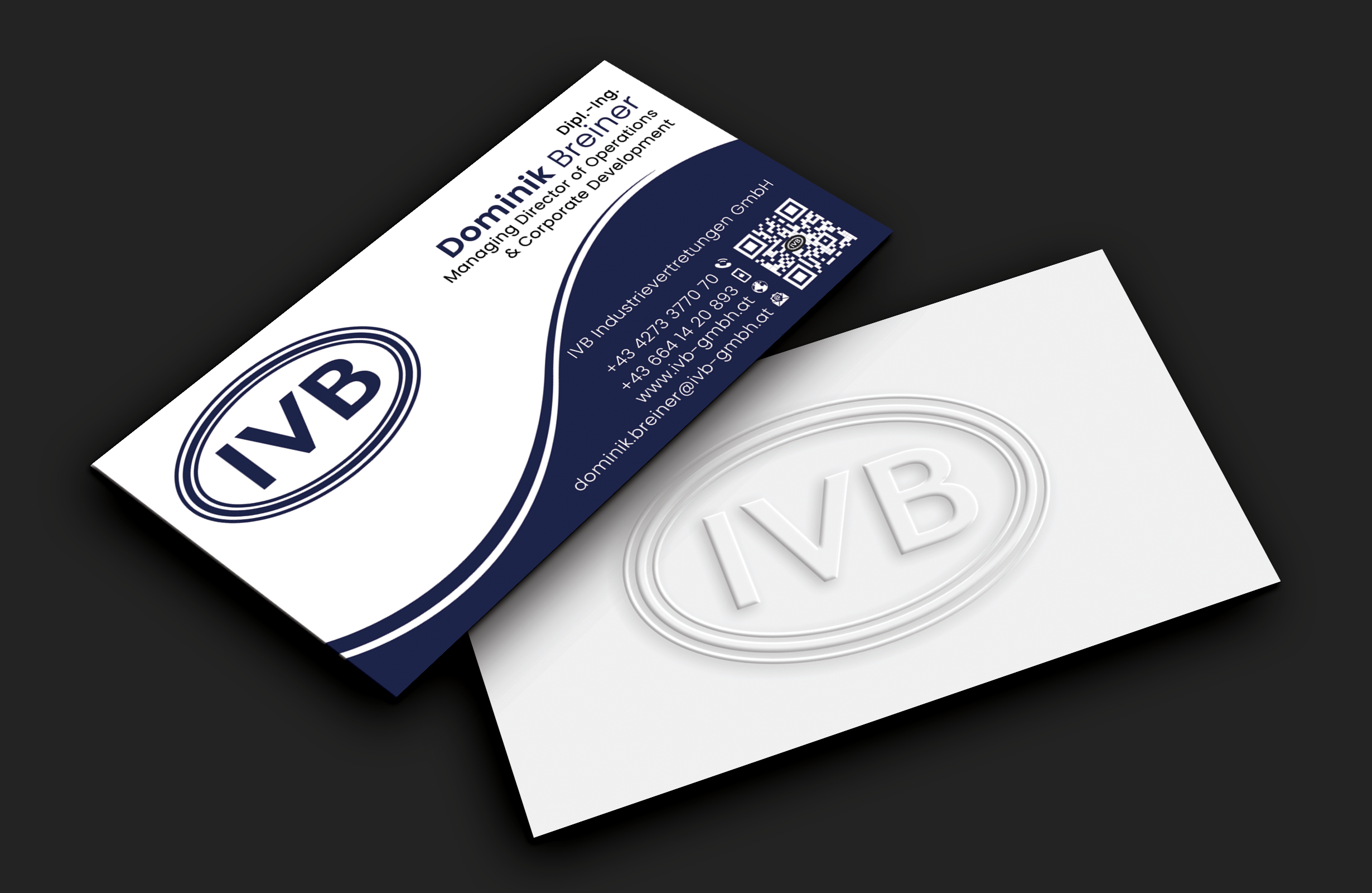 Business Card Design by DesignerShahadat for IVB Industrievertretungen GmbH | Design #34262463