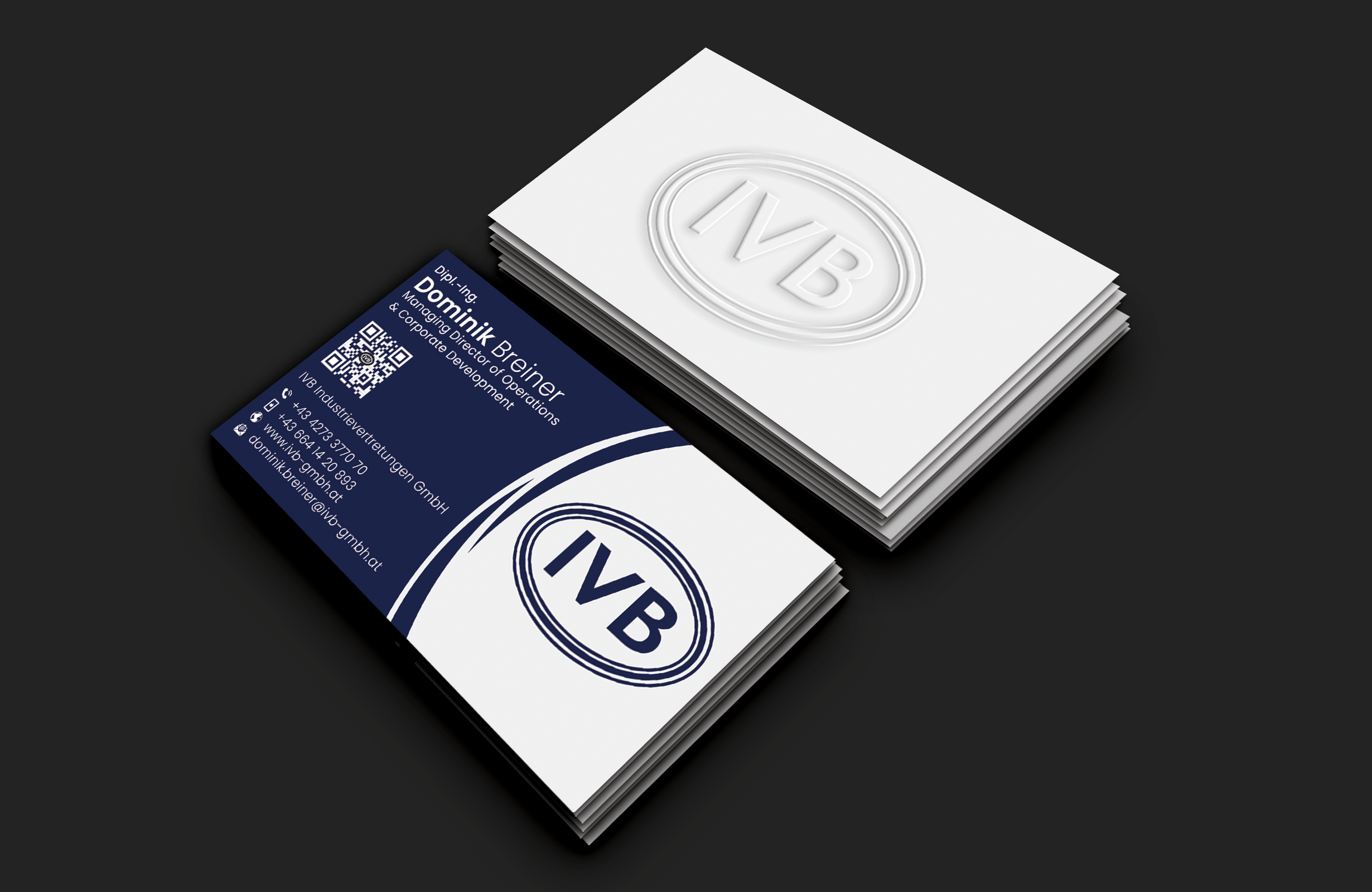 Business Card Design by DesignerShahadat for IVB Industrievertretungen GmbH | Design #34262522