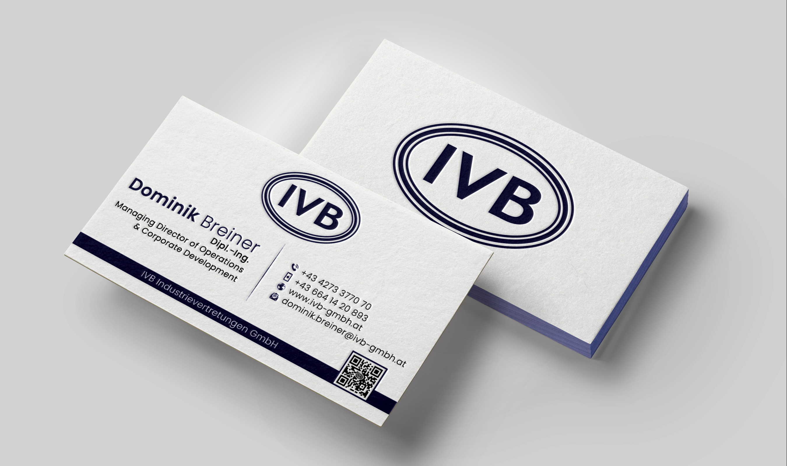 Business Card Design by DesignerShahadat for IVB Industrievertretungen GmbH | Design #34272462