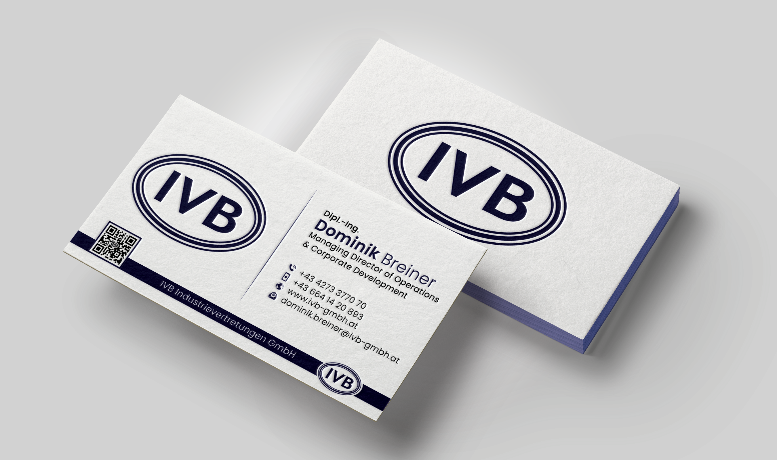 Business Card Design by DesignerShahadat for IVB Industrievertretungen GmbH | Design #34272464
