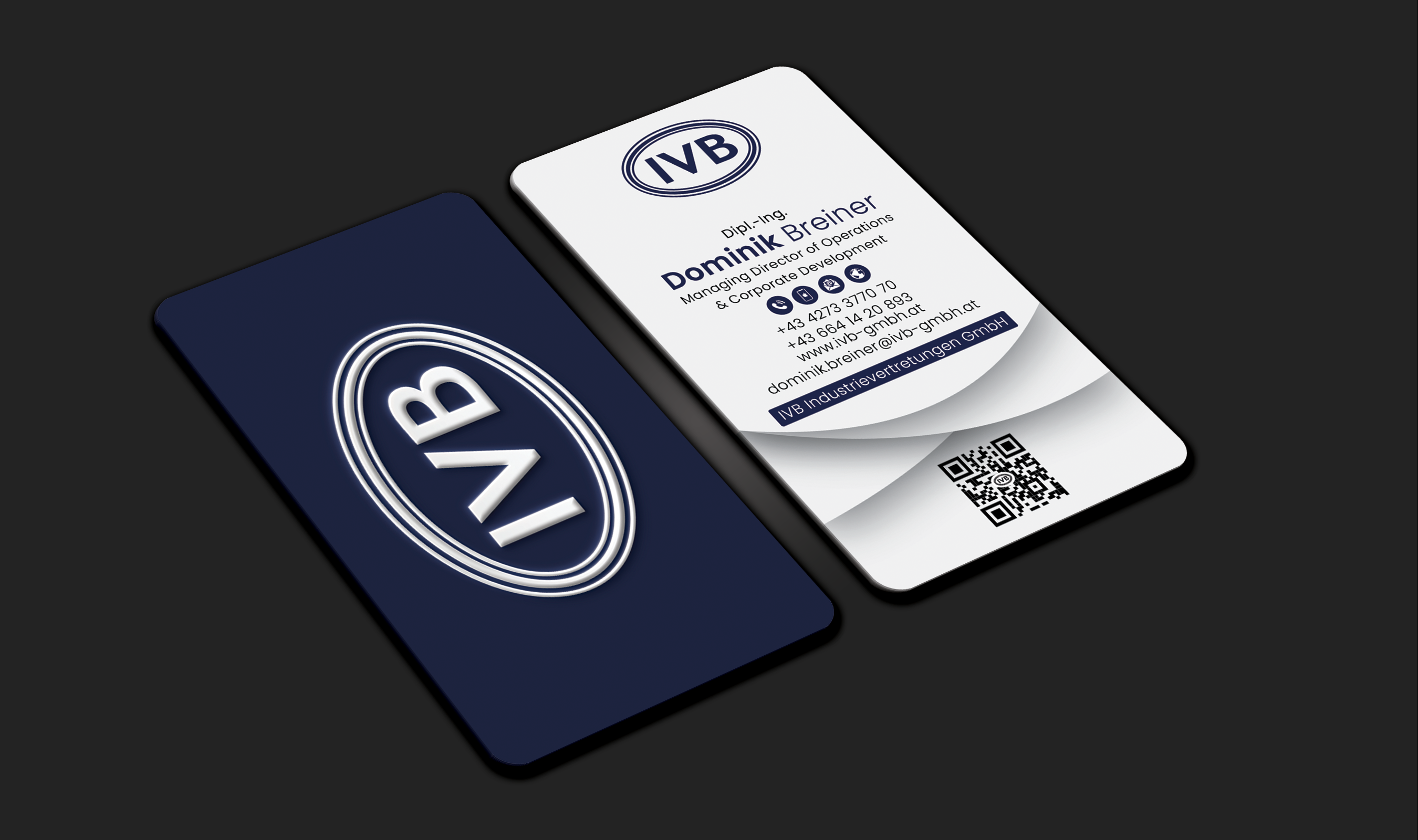 Business Card Design by DesignerShahadat for IVB Industrievertretungen GmbH | Design #34284655