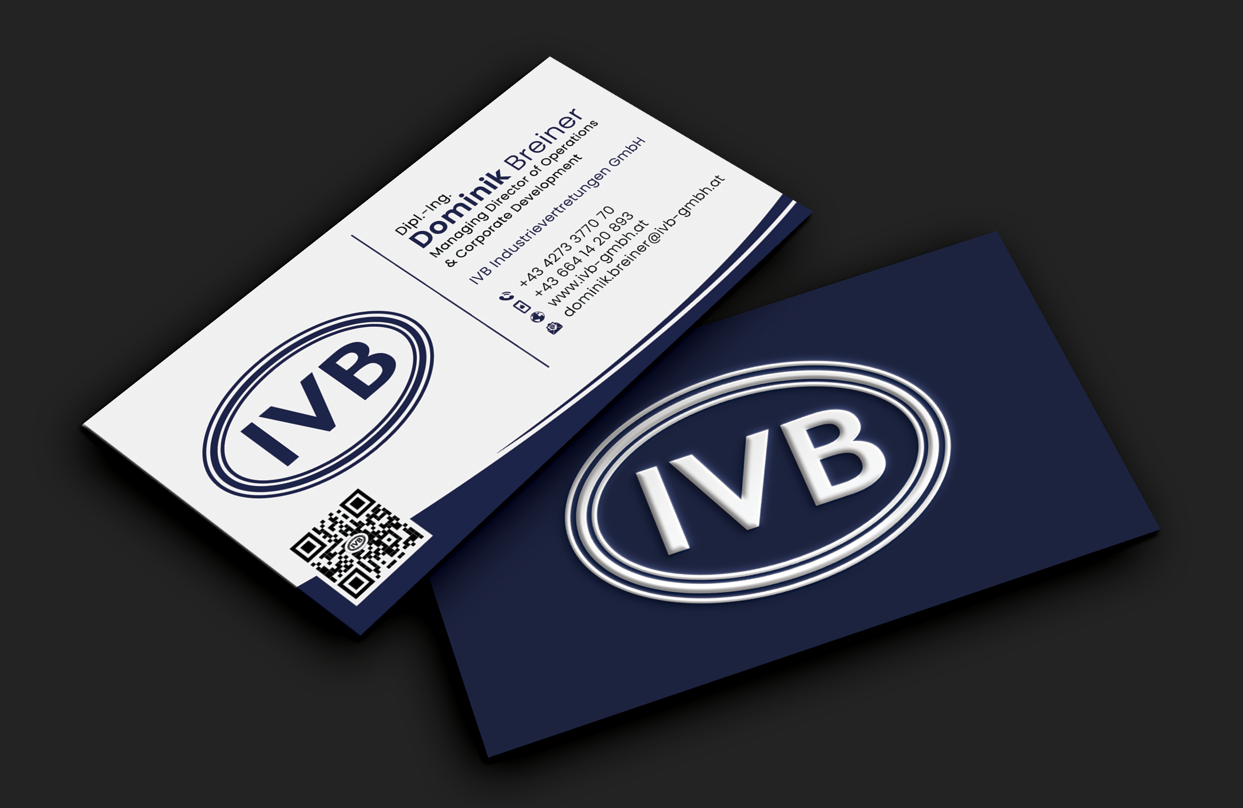 Business Card Design by DesignerShahadat for IVB Industrievertretungen GmbH | Design #34284663