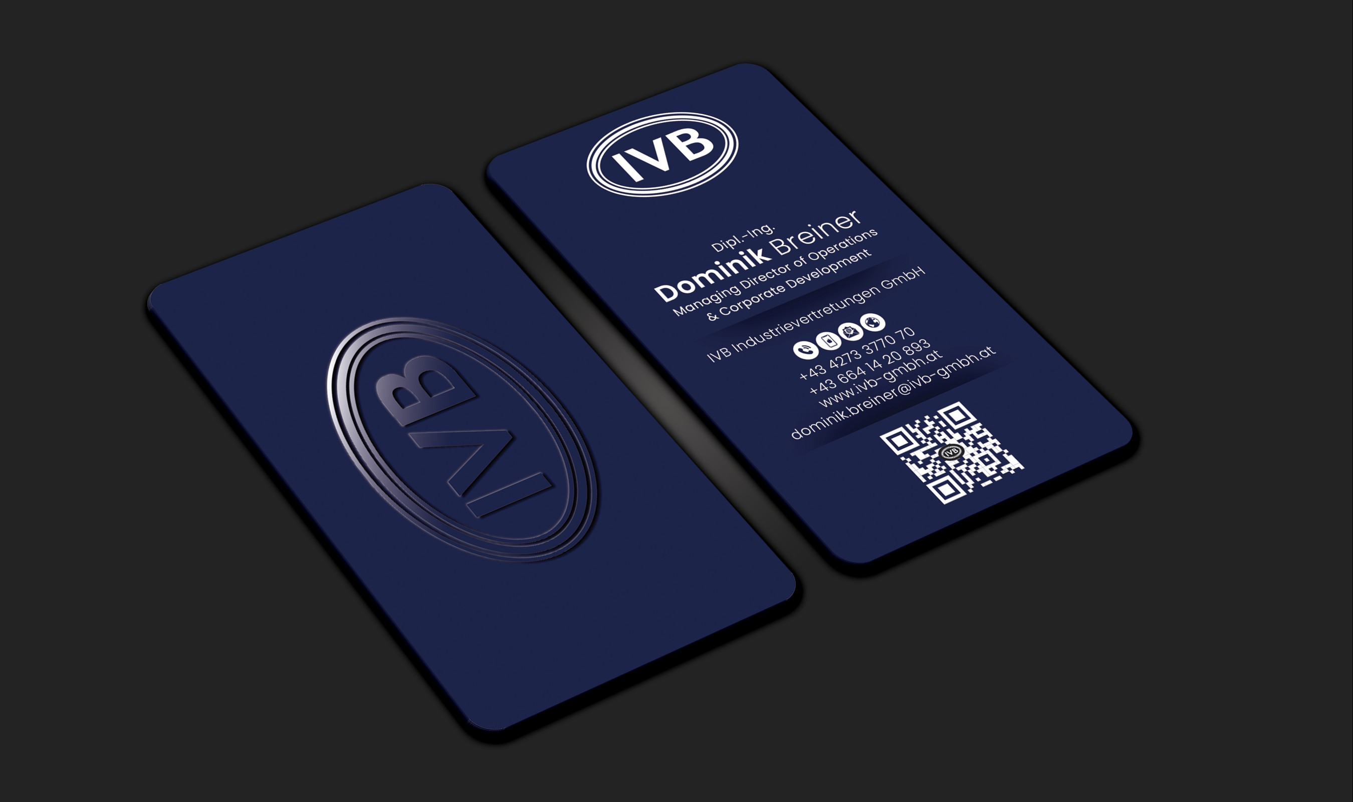 Business Card Design by DesignerShahadat for IVB Industrievertretungen GmbH | Design #34284664
