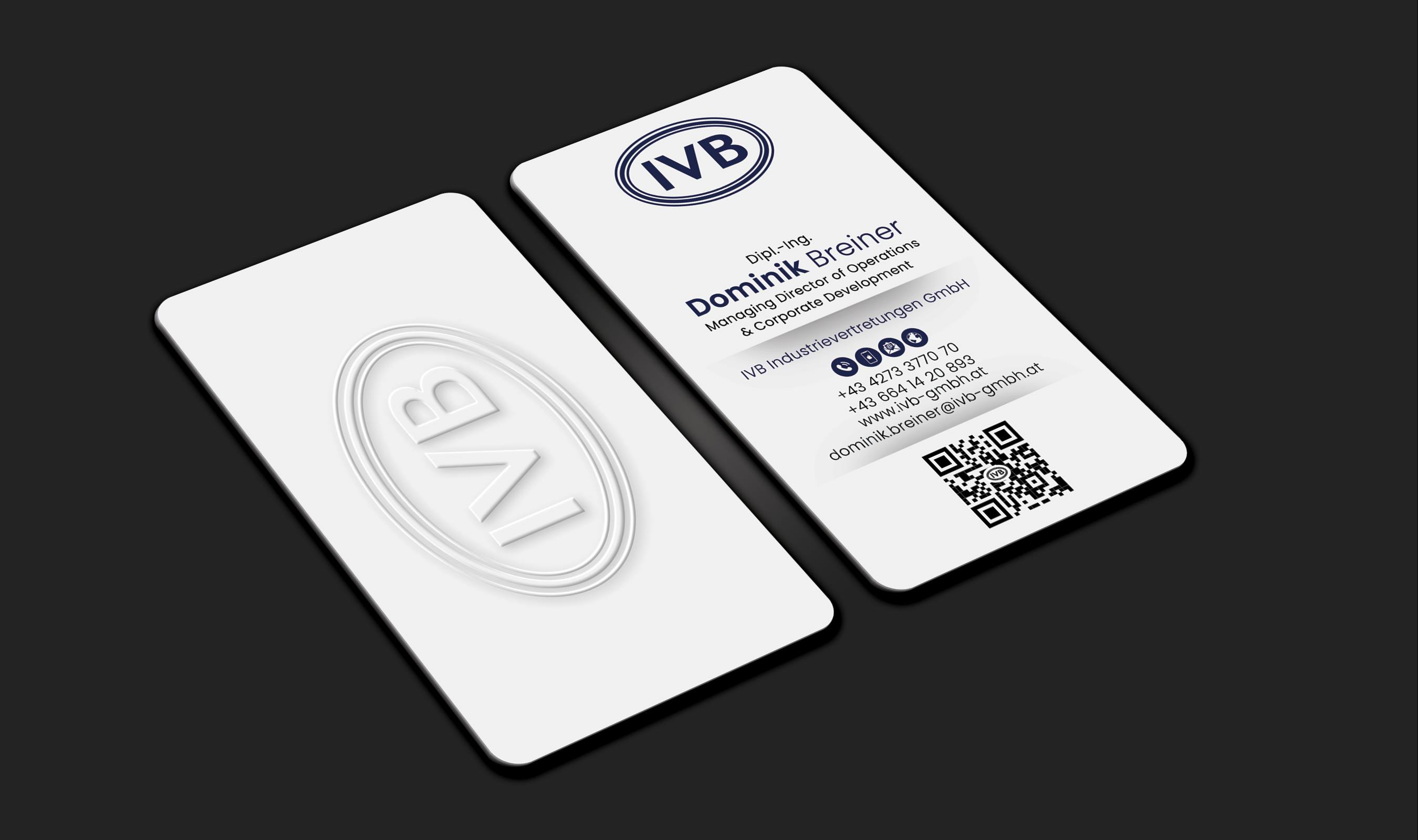 Business Card Design by DesignerShahadat for IVB Industrievertretungen GmbH | Design #34284666