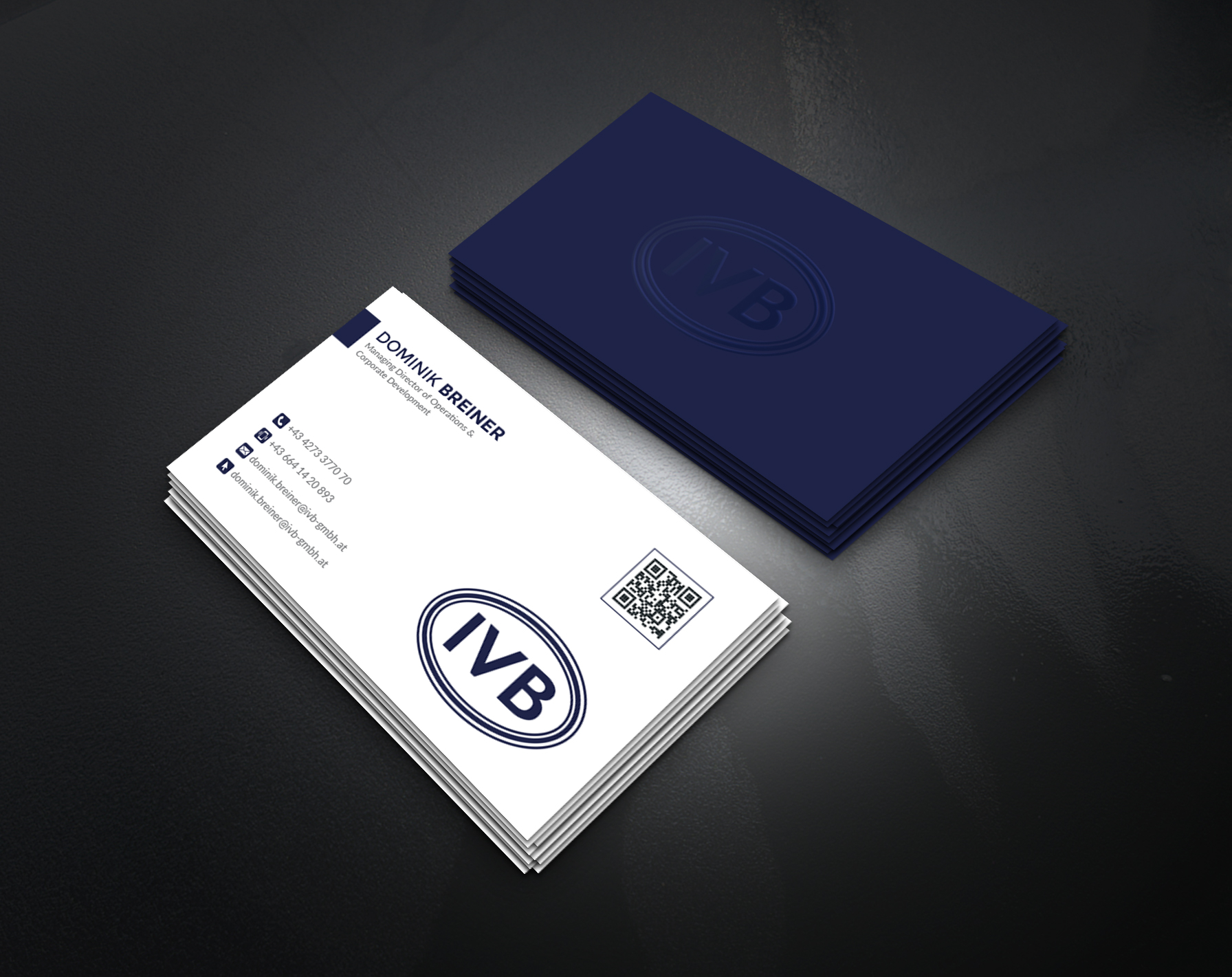 Business Card Design by artbitin for IVB Industrievertretungen GmbH | Design #34250511