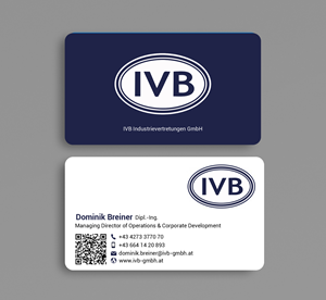 Visitenkarten-Design von designer1975 für IVB Industrievertretungen GmbH | Design: #34252941