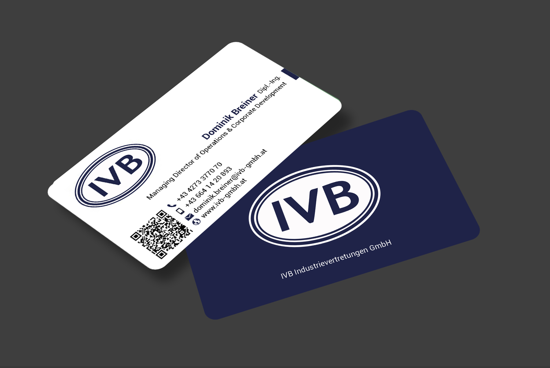 Business Card Design by freelancer75 for IVB Industrievertretungen GmbH | Design #34253001