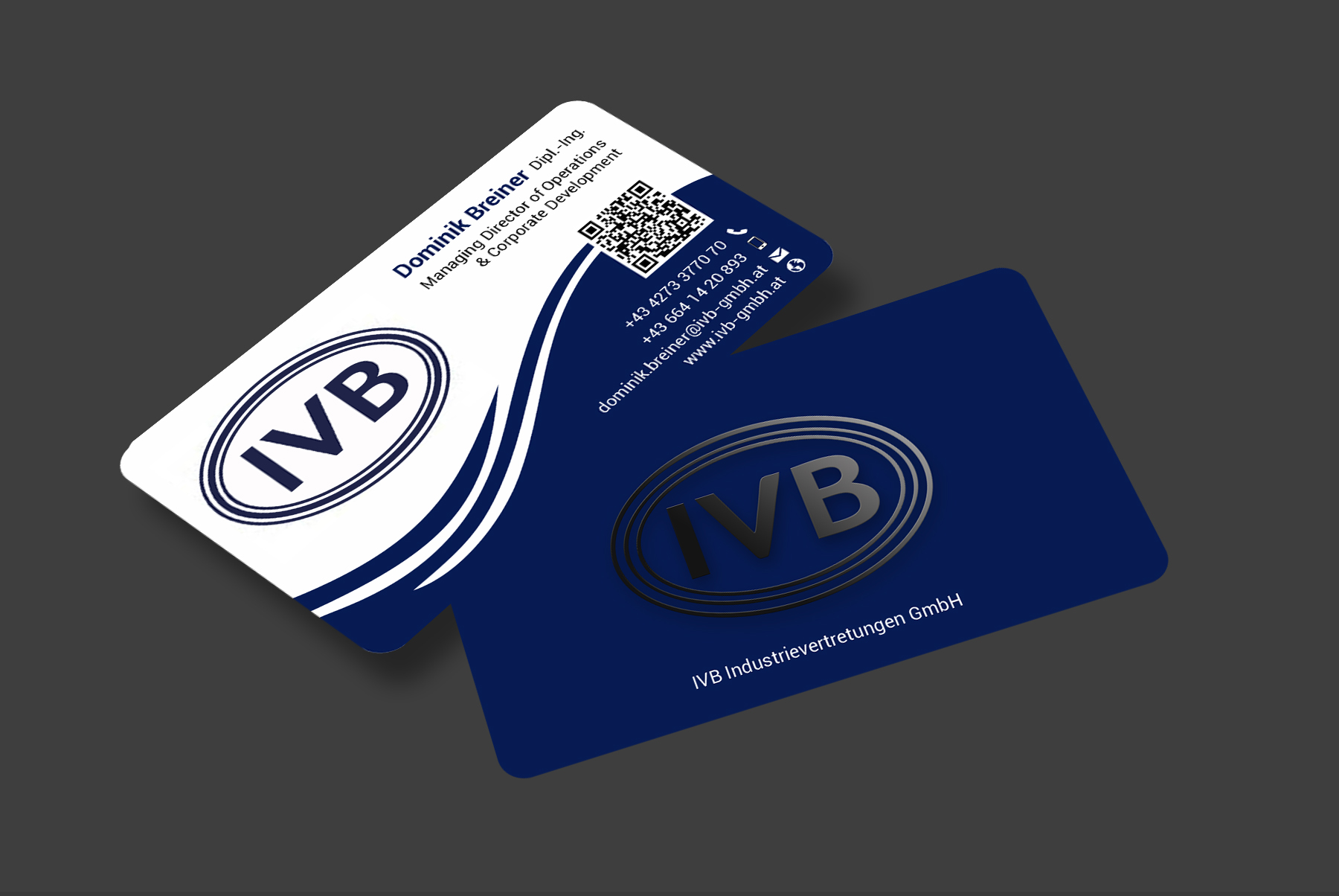 Business Card Design by freelancer75 for IVB Industrievertretungen GmbH | Design #34253307