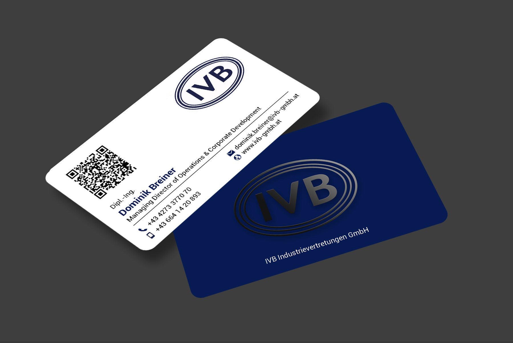 Diseño de Tarjeta de Presentación por designer1975 para IVB Industrievertretungen GmbH | Diseño #34253540