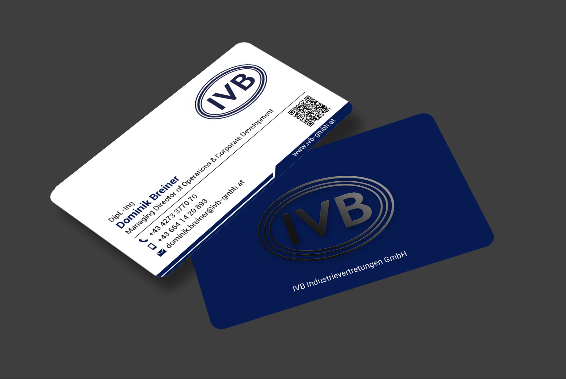 Diseño de Tarjeta de Presentación por designer1975 para IVB Industrievertretungen GmbH | Diseño #34253543