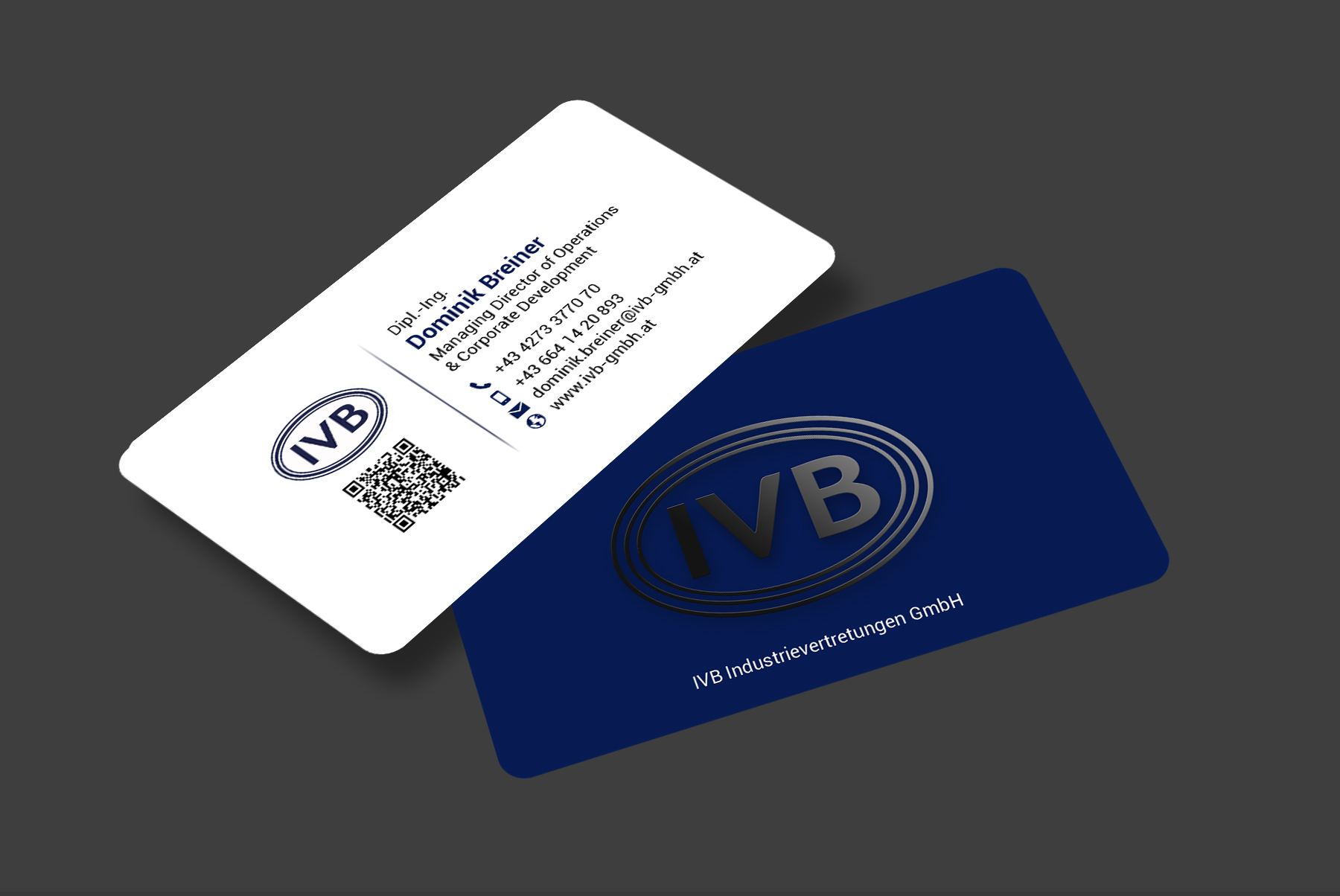 Diseño de Tarjeta de Presentación por designer1975 para IVB Industrievertretungen GmbH | Diseño #34253556