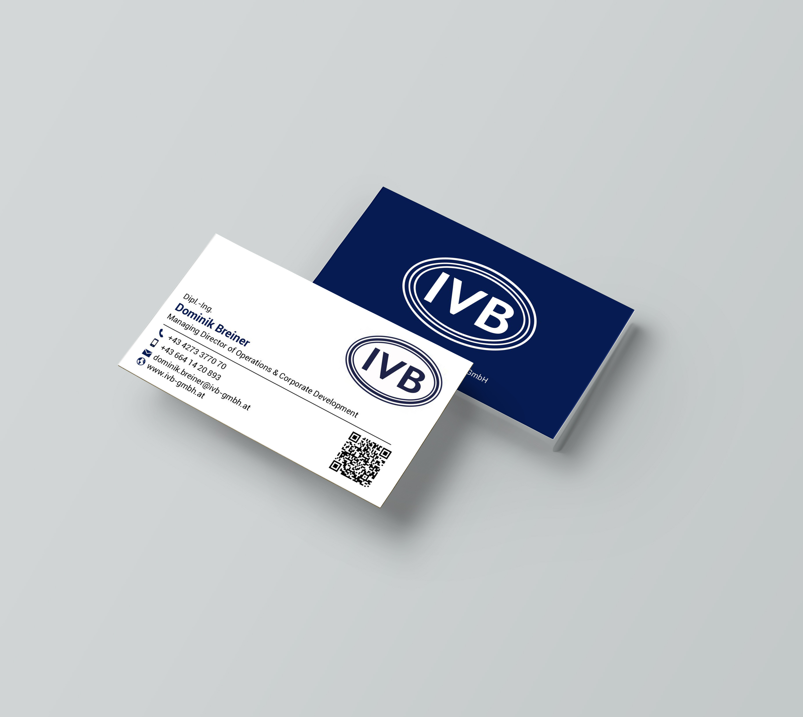 Visitenkarten-Design von designer1975 für IVB Industrievertretungen GmbH | Design #34269743