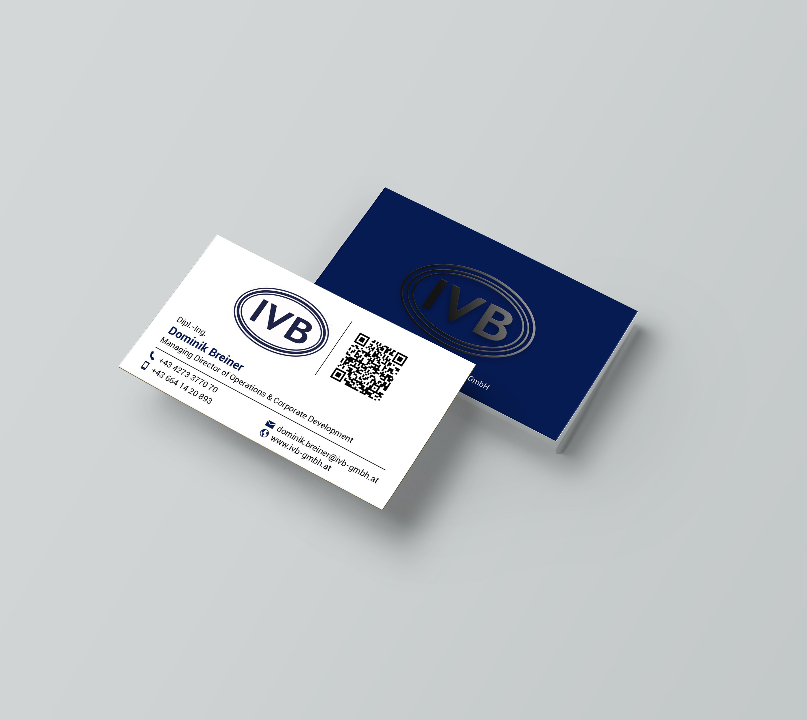 Visitenkarten-Design von designer1975 für IVB Industrievertretungen GmbH | Design #34270503