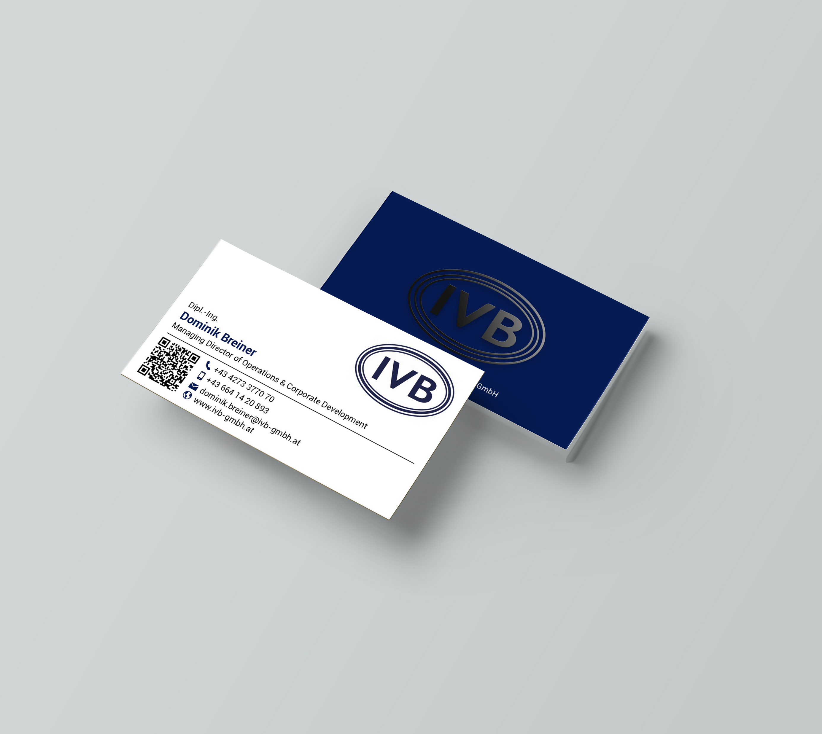 Diseño de Tarjeta de Presentación por designer1975 para IVB Industrievertretungen GmbH | Diseño #34270532