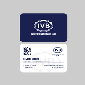 Visitenkarten-Design von @tDesigner  für IVB Industrievertretungen GmbH | Design: #34252656