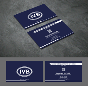 Business Card Design by fly  design for IVB Industrievertretungen GmbH | Design: #34276960