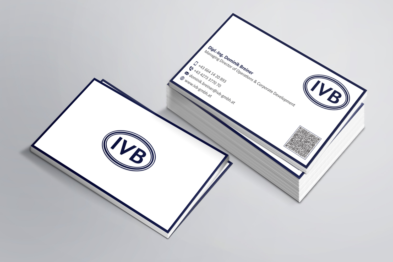 Business Card Design by Magic of Art for IVB Industrievertretungen GmbH | Design #34268381
