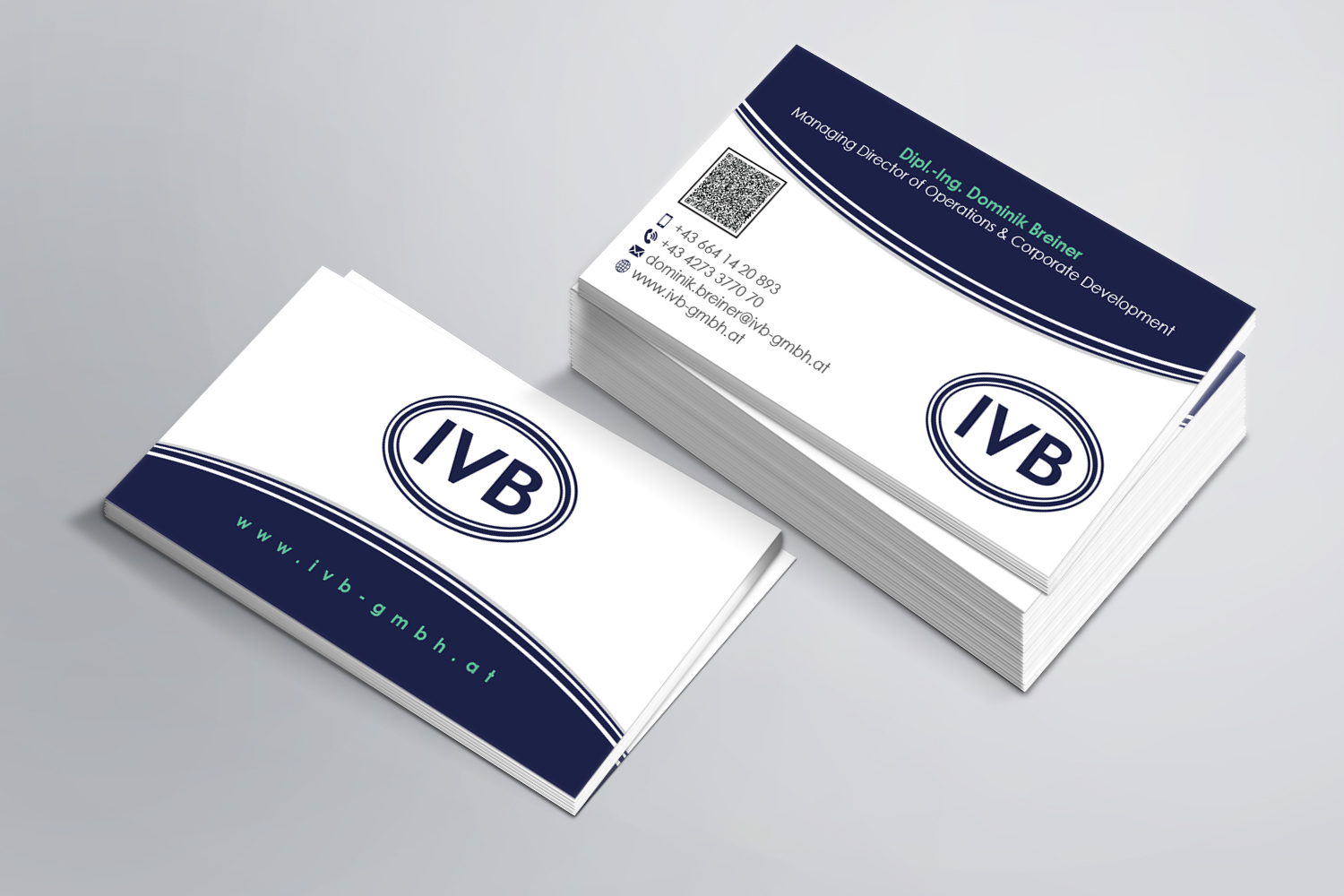 Business Card Design by Magic of Art for IVB Industrievertretungen GmbH | Design #34274453