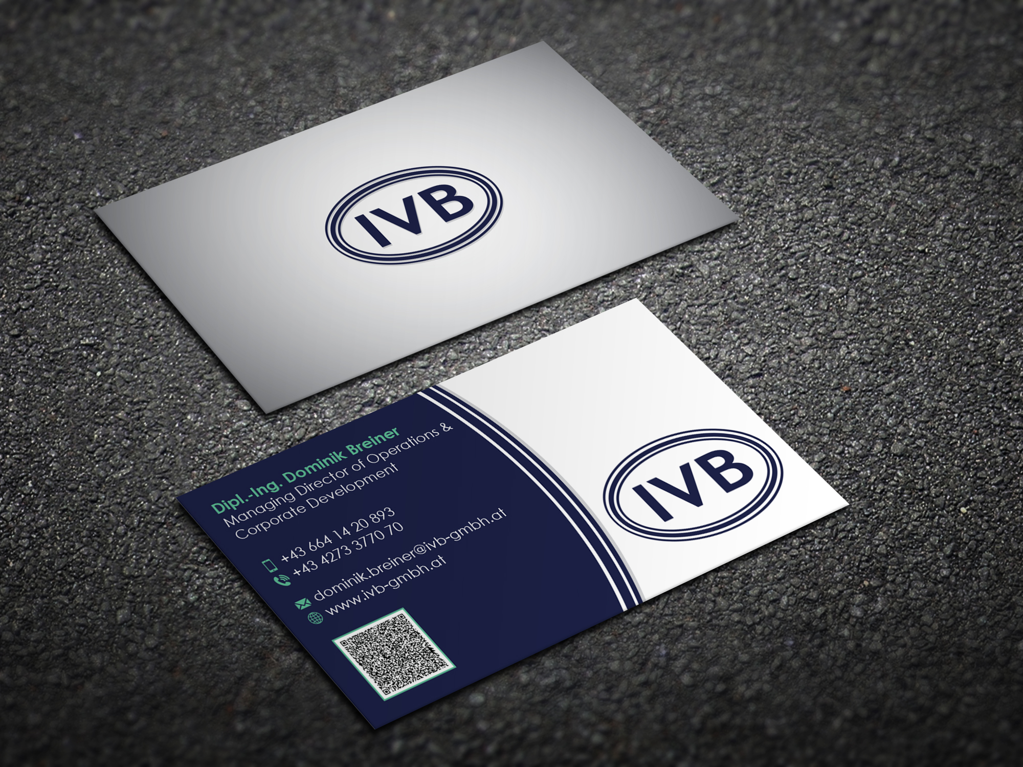 Business Card Design by Magic of Art for IVB Industrievertretungen GmbH | Design #34274454