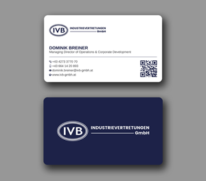 Design de Carte de Visite par Uttom 2 pour IVB Industrievertretungen GmbH | Design : #34249257