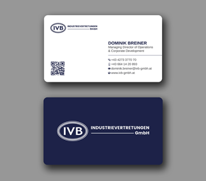 Design de Carte de Visite par Uttom 2 pour IVB Industrievertretungen GmbH | Design : #34249271