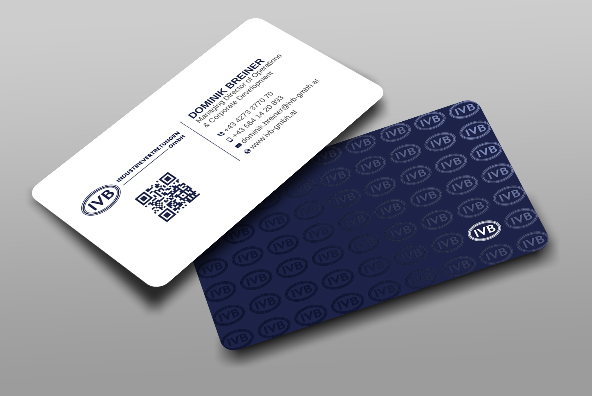 Business Card Design by Uttom 2 for IVB Industrievertretungen GmbH | Design #34249358