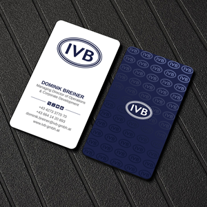 Business Card Design by Uttom 2 for IVB Industrievertretungen GmbH | Design: #34249368
