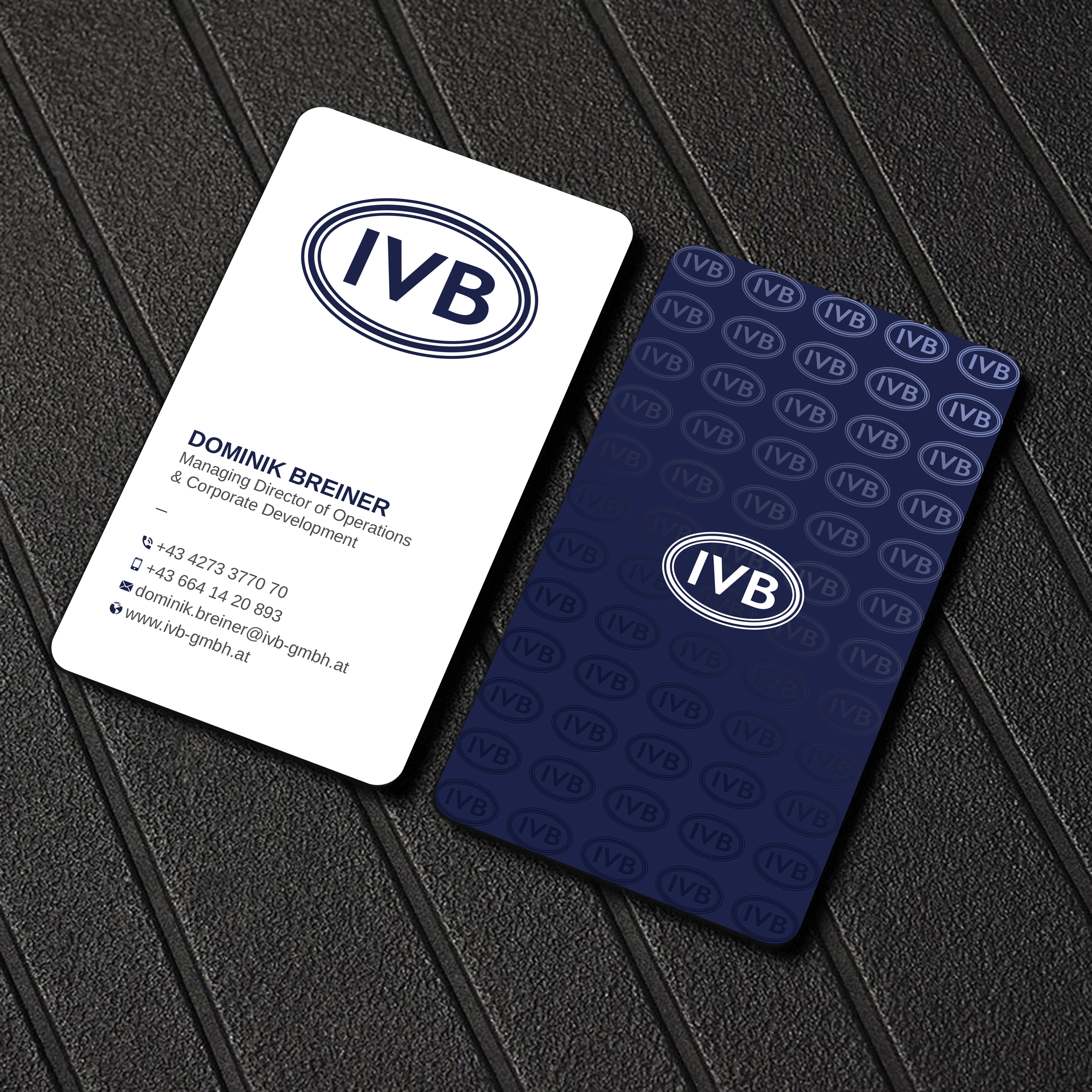 Business Card Design by Uttom 2 for IVB Industrievertretungen GmbH | Design #34249369