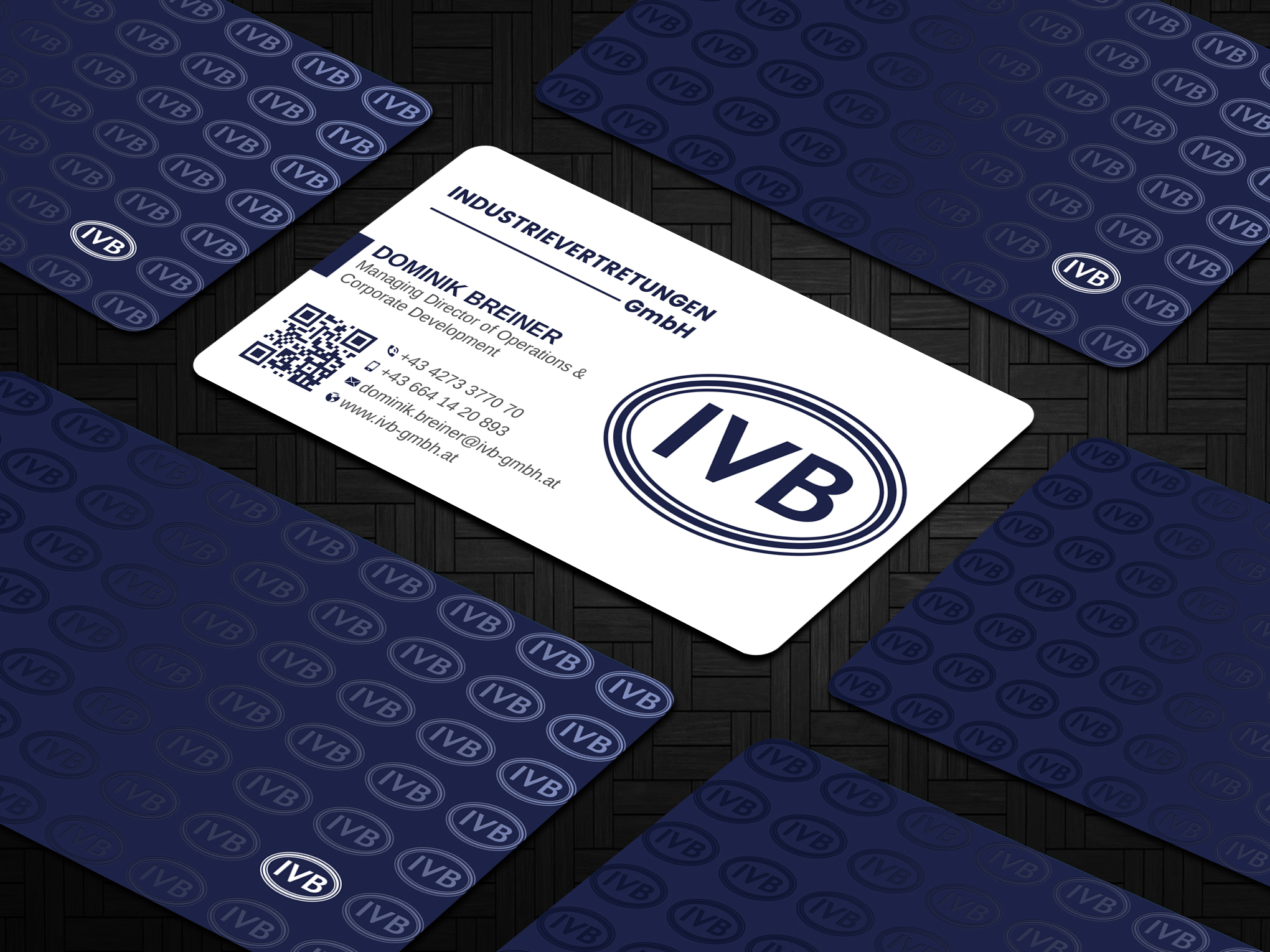 Business Card Design by Uttom 2 for IVB Industrievertretungen GmbH | Design #34249393