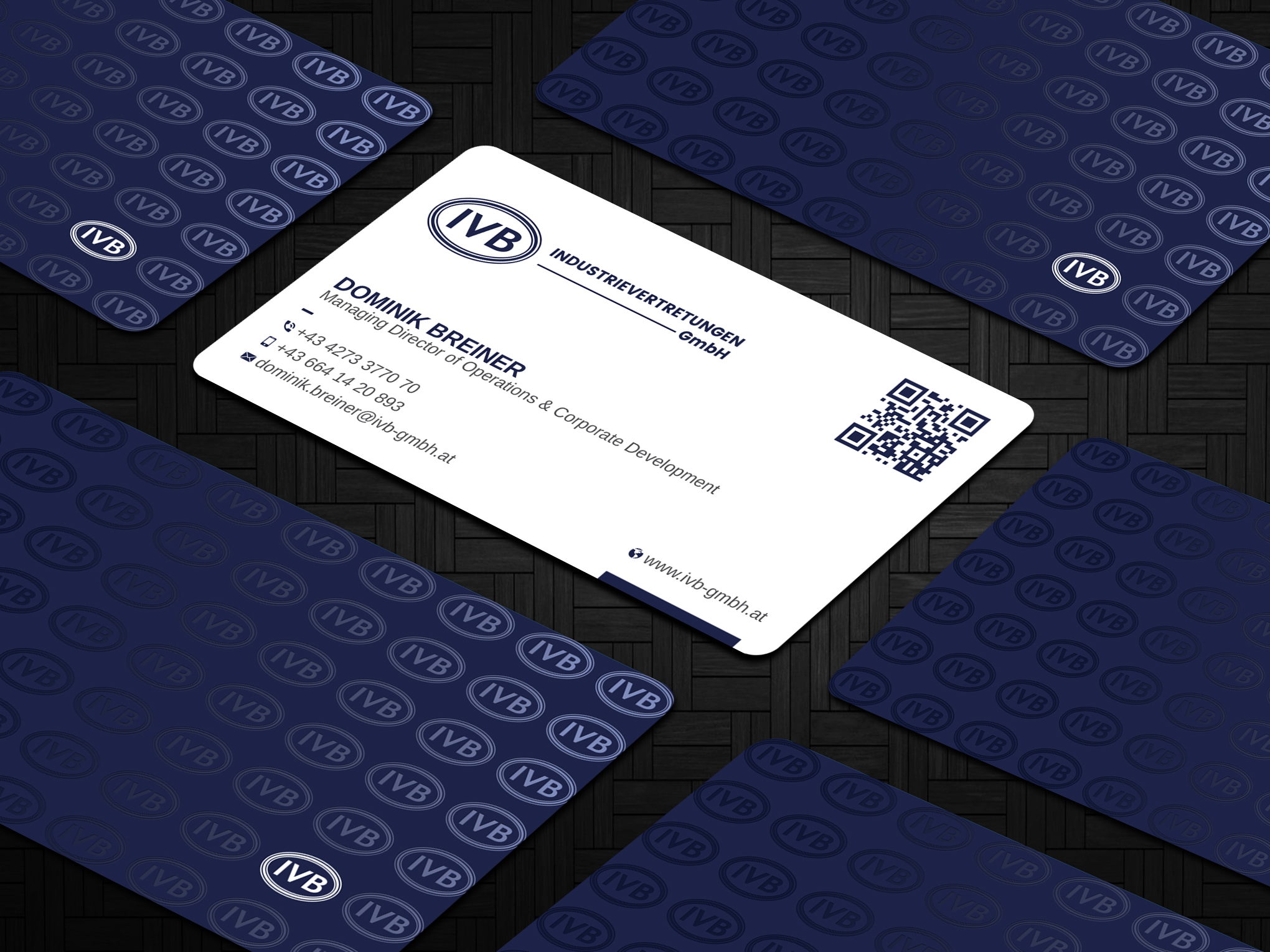 Business Card Design by Uttom 2 for IVB Industrievertretungen GmbH | Design #34249395
