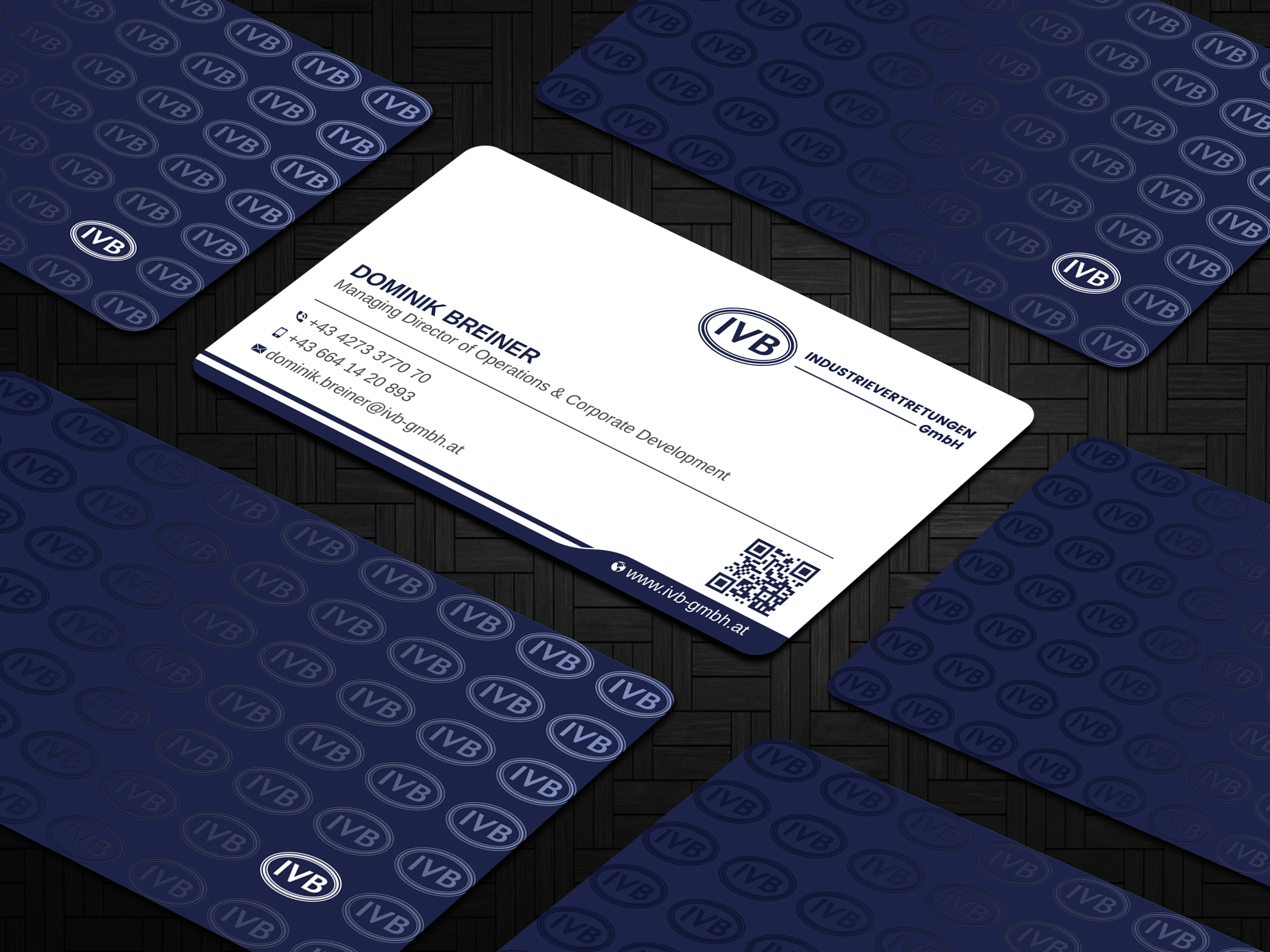 Business Card Design by Uttom 2 for IVB Industrievertretungen GmbH | Design #34249397