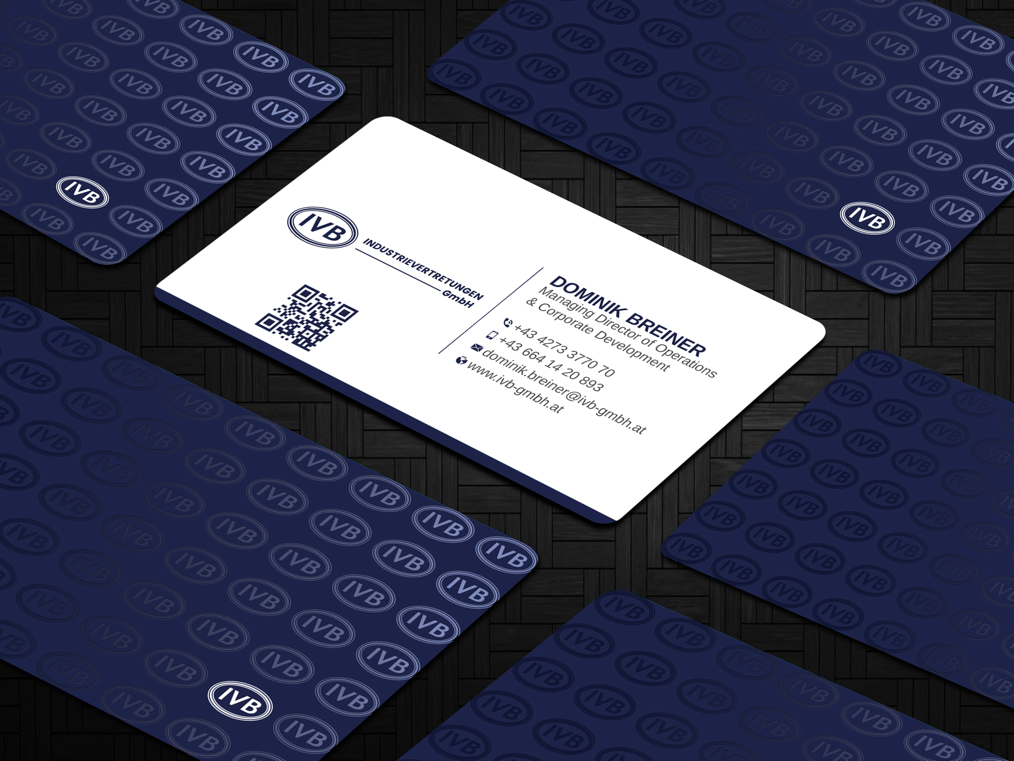 Business Card Design by Uttom 2 for IVB Industrievertretungen GmbH | Design #34249423