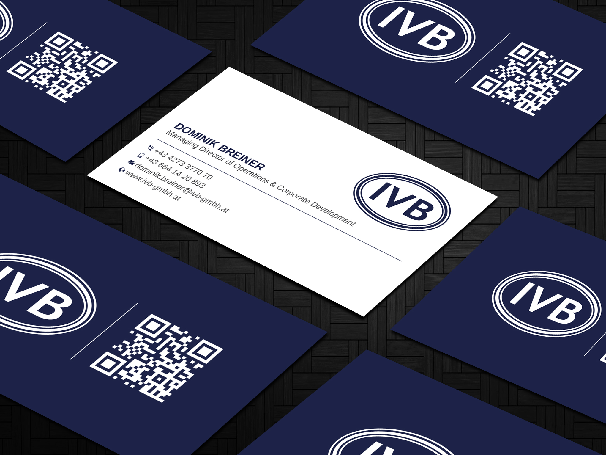 Business Card Design by Uttom 2 for IVB Industrievertretungen GmbH | Design #34249424