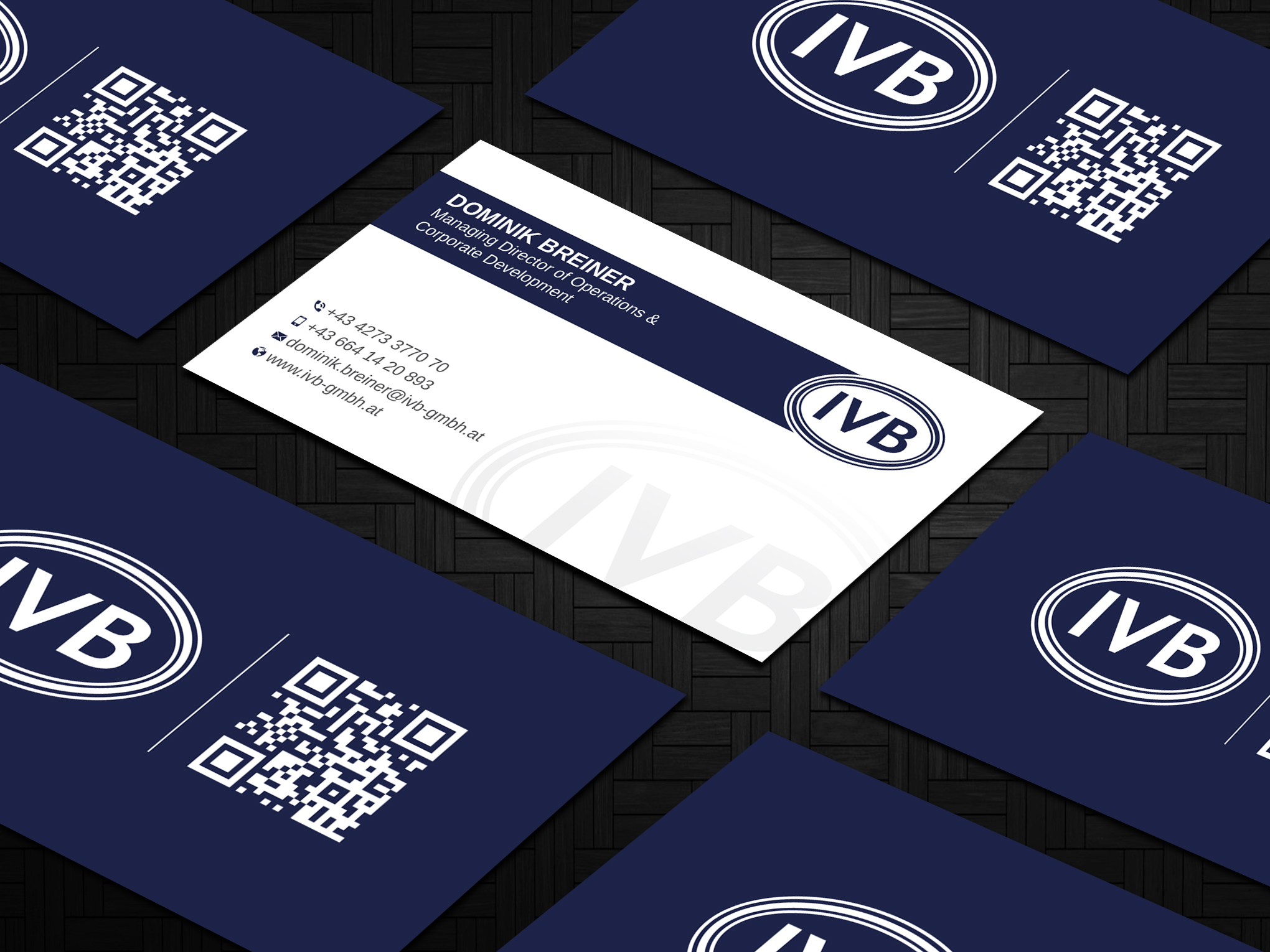 Business Card Design by Uttom 2 for IVB Industrievertretungen GmbH | Design #34249425