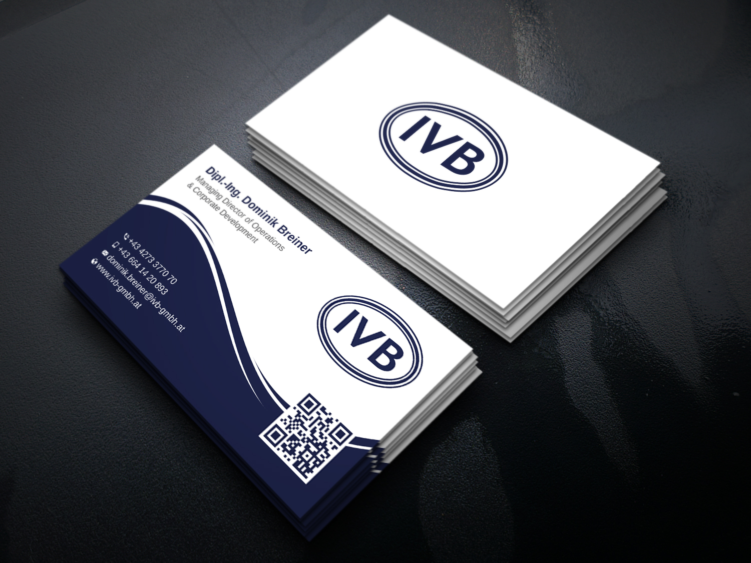 Business Card Design by Uttom 2 for IVB Industrievertretungen GmbH | Design #34254442