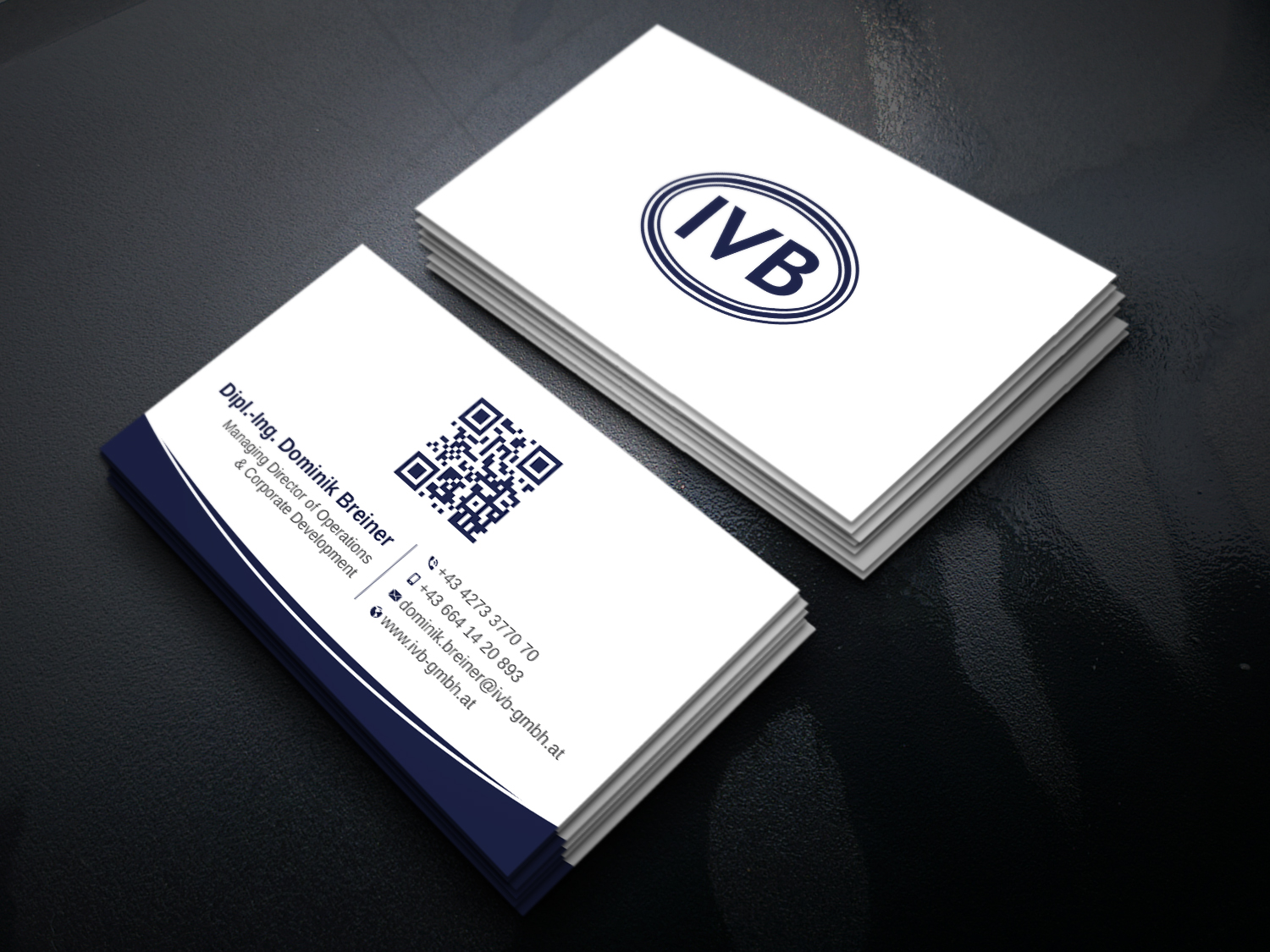 Business Card Design by Uttom 2 for IVB Industrievertretungen GmbH | Design #34254444