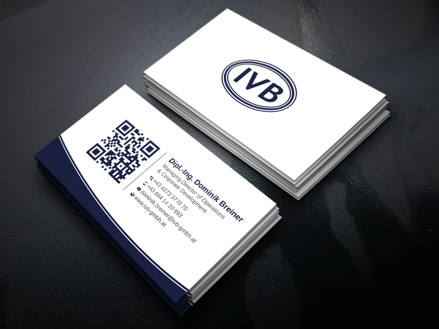 Business Card Design by Uttom 2 for IVB Industrievertretungen GmbH | Design #34254445