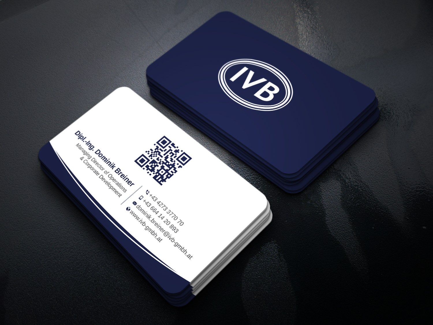 Business Card Design by Uttom 2 for IVB Industrievertretungen GmbH | Design #34254453