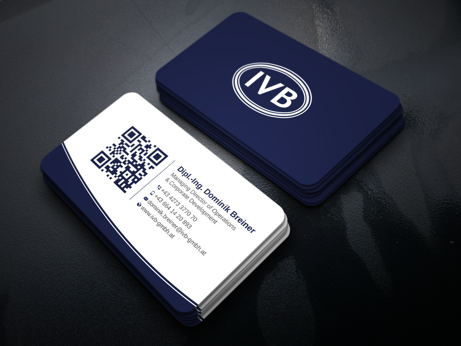 Business Card Design by Uttom 2 for IVB Industrievertretungen GmbH | Design #34254455