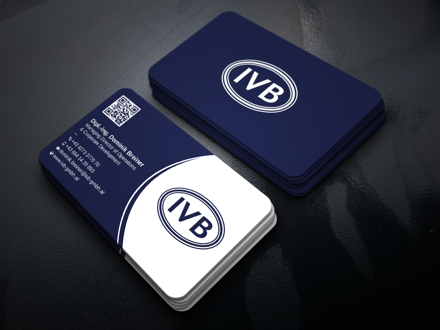 Business Card Design by Uttom 2 for IVB Industrievertretungen GmbH | Design #34254456