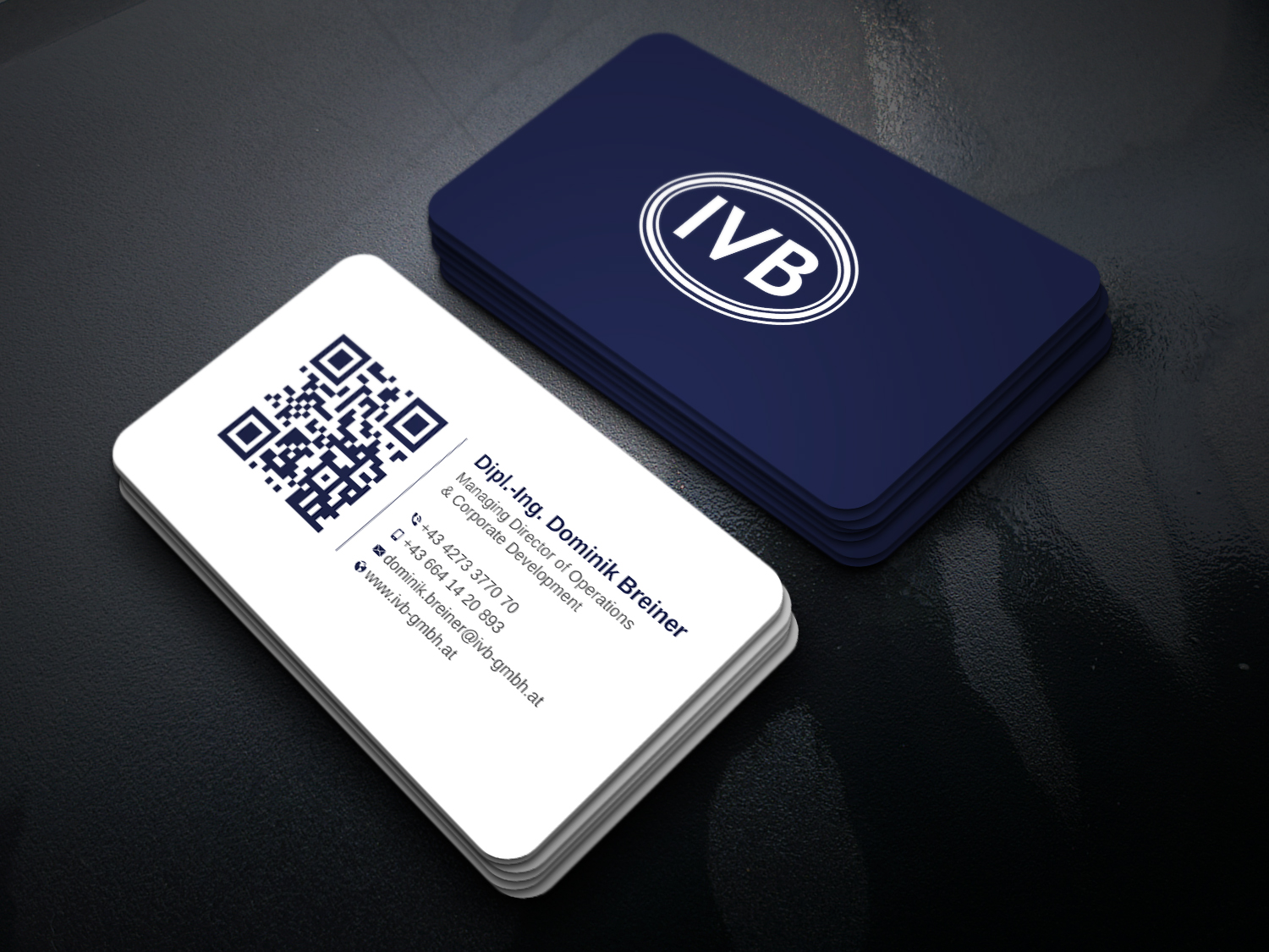 Business Card Design by Uttom 2 for IVB Industrievertretungen GmbH | Design #34254457