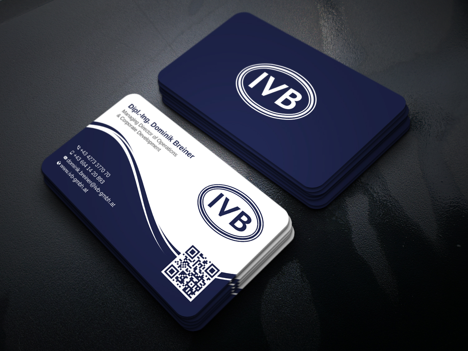 Business Card Design by Uttom 2 for IVB Industrievertretungen GmbH | Design #34254458