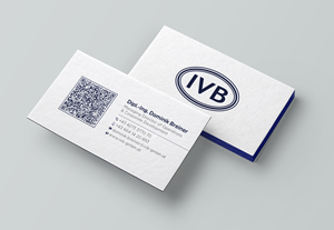 Diseño de Tarjeta de Presentación por Uttom 2 para IVB Industrievertretungen GmbH | Diseño: #34262005