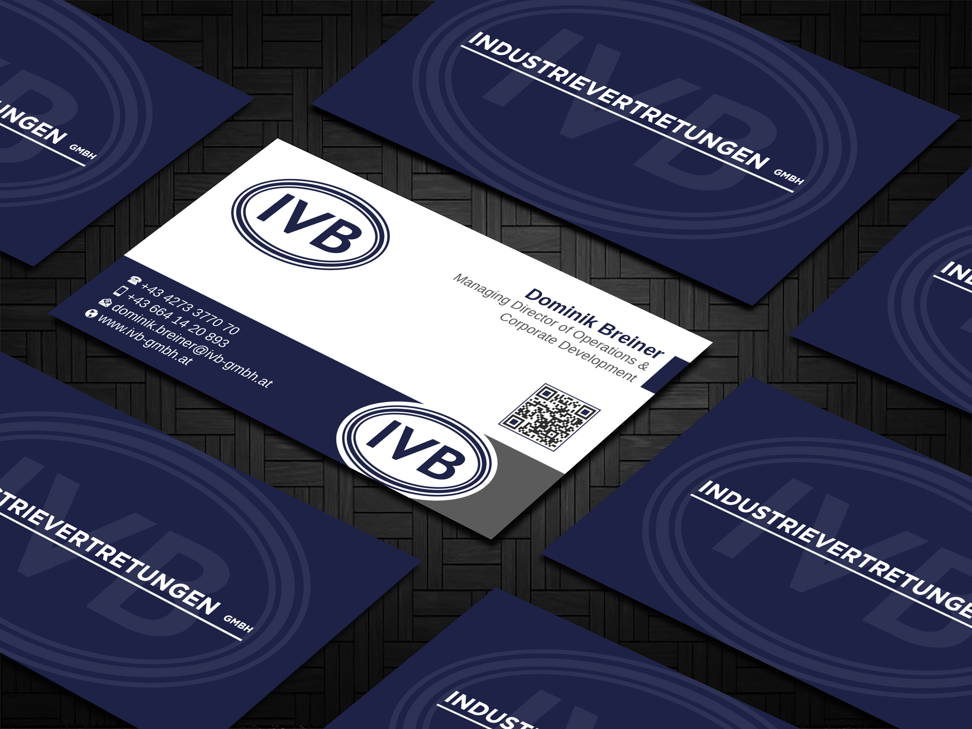 Business Card Design by Imagine design000 for IVB Industrievertretungen GmbH | Design #34258086