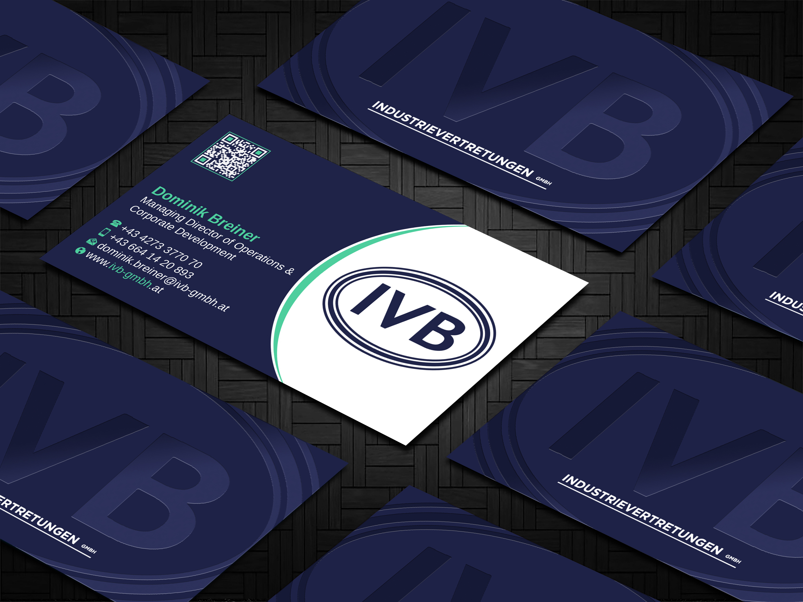 Visitenkarten-Design von Imagine design000 für IVB Industrievertretungen GmbH | Design #34258088