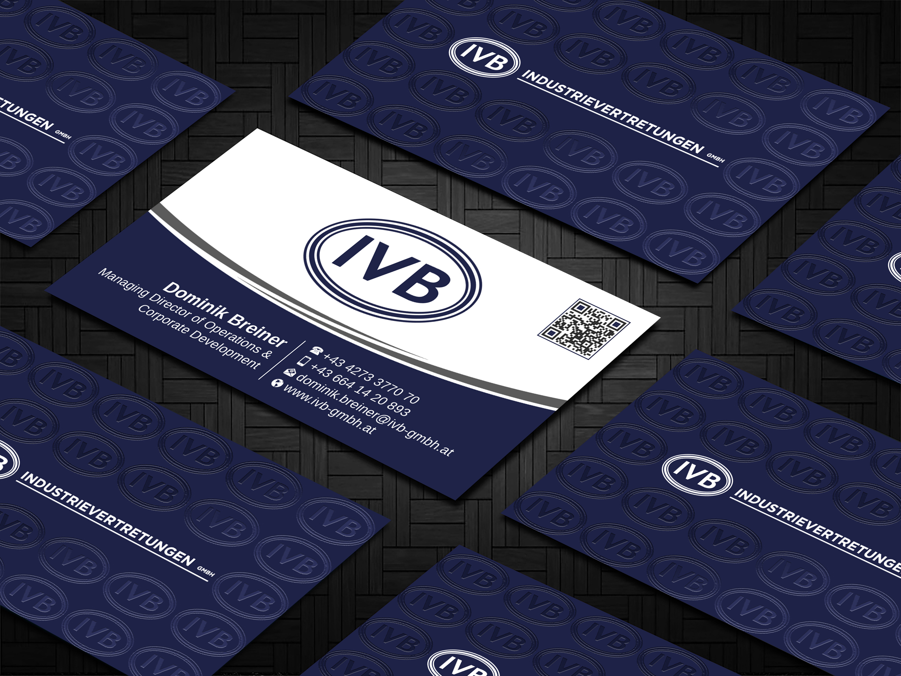Business Card Design by Imagine design000 for IVB Industrievertretungen GmbH | Design #34258093